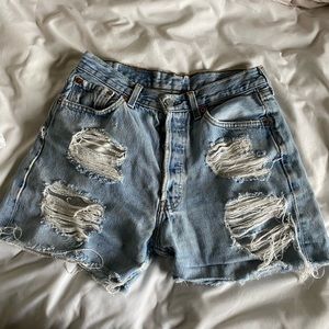 Vintage Levi jean shorts